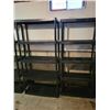 Image 2 : Black Plastic Shelves x4