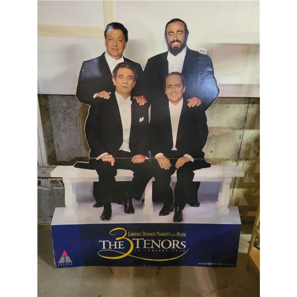 "The 3 Tenors" Cardboard Cutout 1994 - 5'
