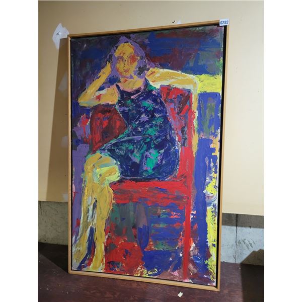 Original Oil Painting by Tan 49 x 31