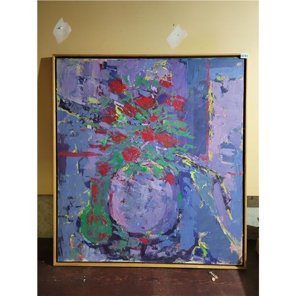 Framed Oil Painting by Tan 40 x 45