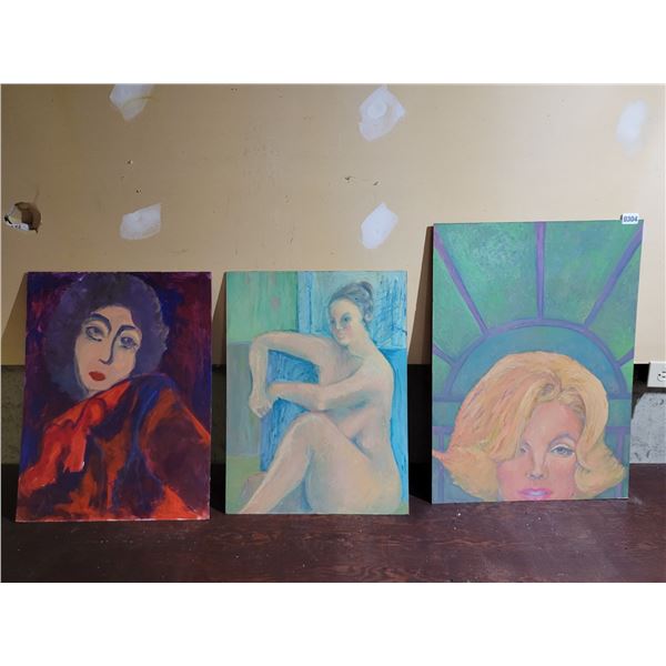 Unframed Paintings by Tan