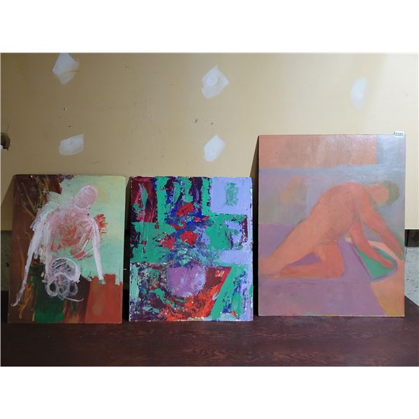 Unframed Paintings by Tan 24 x 30