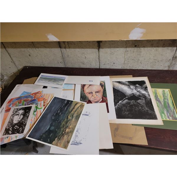 Mystery Box of Miscellaneous Art by Tan