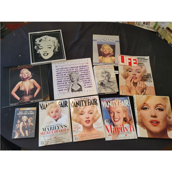 Marilyn Monroe Collectibles (Magazines, Artwork, Calendars & Biography)