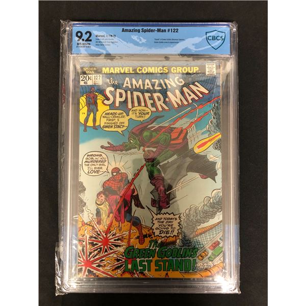 MARVEL COMICS THE AMAXING SPIDER MAN NO 122 CBCS 9 2 marvel-comics-the-amaxing-spider-man-no-122-cbcs-9-2