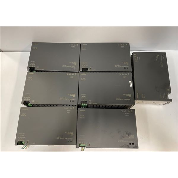 Lot of (7) Siemens # 6EP1437-2BA10 Sitop Modules