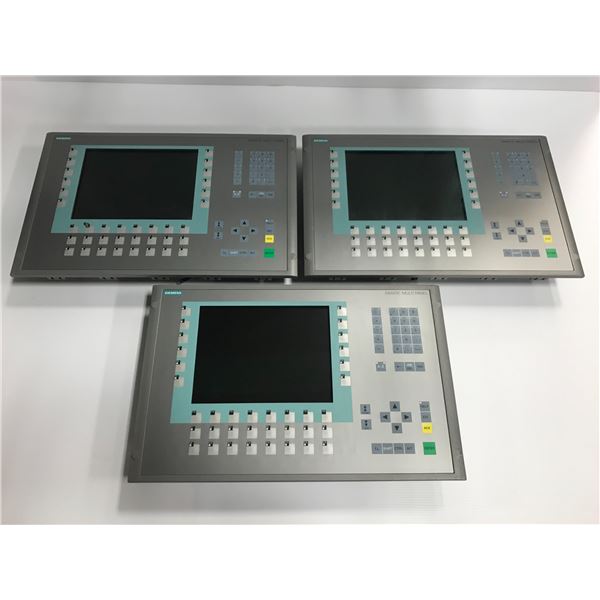 (3) Siemens #6AV6 643-0DD01-1AX1 Operator Panel