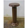 Image 1 : Fancy oak plant stand, round