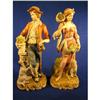 Image 1 : Porcelain figurines, pair, 16" tall, marked 7127