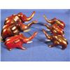 Image 1 : Miniature elephants, 6, marked china, one chip