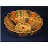 Image 1 : Chinese multi colored bowl, 6" x 13", signed