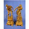 Image 1 : Cast metal figurines, 18", pair, playing game