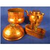 Image 1 : 4 Copper items, “Wafax”, teapot etc.