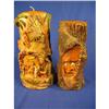 Image 1 : 2 - German candles, 14" manger scene and tree