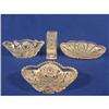 Image 1 : 4 pcs. Pressed glass, 7 ½" and up
