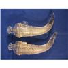 Image 1 : Pr. Of 9" curved vases, one chipped