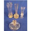 Image 1 : 3 vases and candlestick, 9"