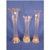 Image 1 : 3 purpling vases, one 14"