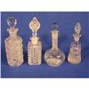 Image 1 : 4 Decanters and cruets, one 8"