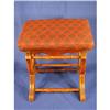 Image 1 : Upholstered folding organ stool, 20"