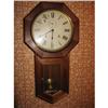 Image 1 : Seth Thomas Wall clock, paint flaking, runs,32"