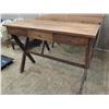 Image 2 : Wooden Console Table w/ 3 Drawers 60" x 24" x 44"H