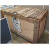 Image 1 : Martin & Co. For Tone Rolling Wooden Box Trunk w/ 8 Interior Sections 40"L
