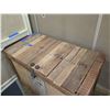 Image 2 : Martin & Co. For Tone Rolling Wooden Box Trunk w/ 8 Interior Sections 40"L