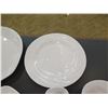 Image 3 : Multiple White Playa Blanca Bowls & Platters, Square Metal Containers & Glasses