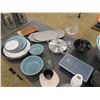 Image 2 : Multiple White Serving Dishes, Bowls, Glassware, Wood Plate, Metal Bowl, etc