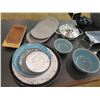 Image 3 : Multiple White Serving Dishes, Bowls, Glassware, Wood Plate, Metal Bowl, etc