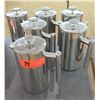 Image 1 : Qty 6 French Press w/ Lids & Handles
