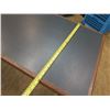 Image 8 : Qty 13 SICO Multiapp Rolling Wood Laminate & Metal Tables TUC 72" x 24" x 29"H
