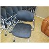 Image 2 : Qty 25 Stackable Folding  Metal Chairs w/ Upholstered Seat & Back BLK7XJ