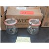 Image 2 : Qty  36 Weck Mini Tulip Jelly Jars w/ Lids