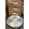 Image 1 : Qty 36 Winco Aluminum Seafood Trays 75oz #ASFT-12