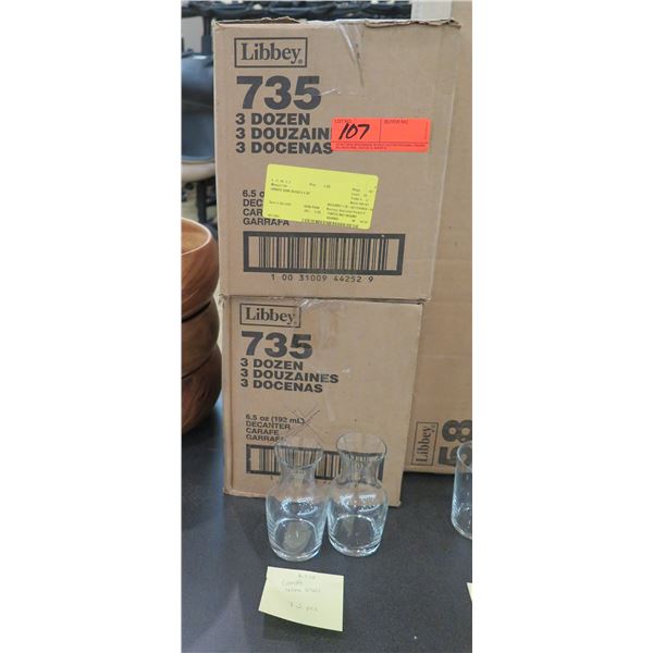 Qty Approx. 72 Libbey Carafe Wine Glass 6.5oz 735