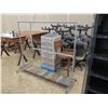Image 2 : Rolling Metal & Wood Utility Rack