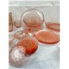 Image 5 : Jeanette Cherry Blossom Pink Depression Glass Dish Set