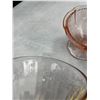 Image 8 : Jeanette Cherry Blossom Pink Depression Glass Dish Set
