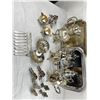 Image 1 : Silver Plated & Brass Lot