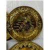 Image 3 : Vintage Embossed Brass Plates