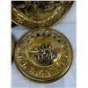 Image 4 : Vintage Embossed Brass Plates