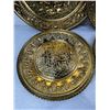 Image 5 : Vintage Embossed Brass Plates