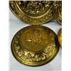 Image 6 : Vintage Embossed Brass Plates