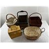 Image 1 : 5 various wicker baskets