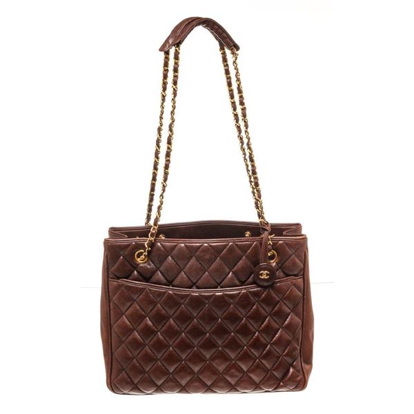 Chanel Brown Leather Shoulder Bag