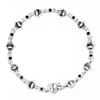Image 3 : Unique 14K White Gold 3.00 ctw Baguette Cut Diamond Channel Barrel Link Bracelet