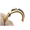 Image 3 : Hermes Gold Enamel Ear Clips Earring