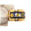 Image 5 : Hermes Gold Enamel Ear Clips Earring